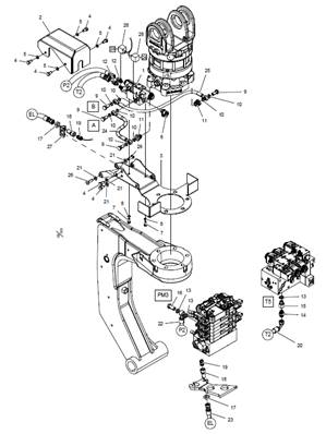 Rotator control, with valve LM034623