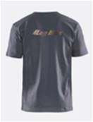 T-Shirt gray Log Max size S 33001030 9400-S