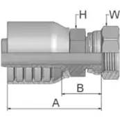 Crimp fitting Parker ORFS 1 7/16 - Series 70 1JC70-16-16-SM