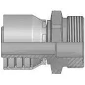 Crimp fitting Parker ORFS 11/16 - Male - Series 48 1JM48-6-4