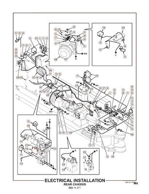 Electrical Installation, Rear Chassis 60314272S3