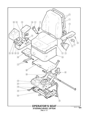 Operator's Seat, Steering Wheel Option 70603131