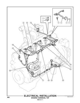 Electrical Installation, Engine Harness, T4F 9300242