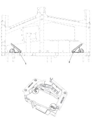 Speed ​​control pedal, assembly 7010188