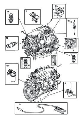 Diesel engine sensors 9990016