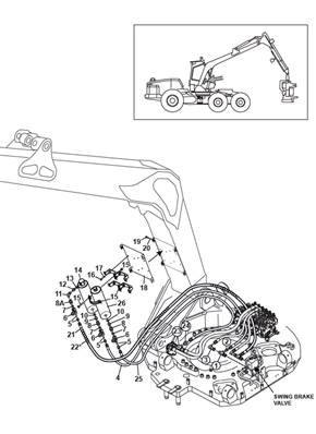 Crane shock absorber, assembly 9991802