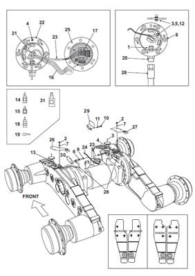 Bogie load control system, assembly 9992019