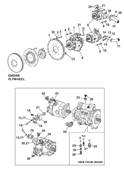 Transmission pump bracket, assembly 9992444S2