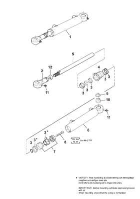 Step Hydraulic Cylinder Assembly 9992457