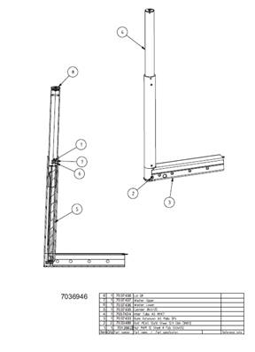 Cradle extension, assembly 9992663