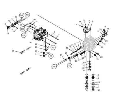 Hydraulic system LM043610S2