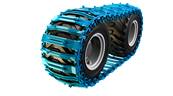 Pair of tracks  Combination EVO-Baltic 26mm 710-26.5 Olofsfors 249-644025DB