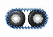 Pair of tracks bluetrack perfekt 26mm 2x2 for 710/45 Pewag 956552X2