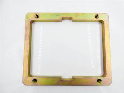 BRACKET,WEAR PAD,CRANE *ZINC*