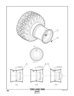 Tire and Rim, Bogie 4101922