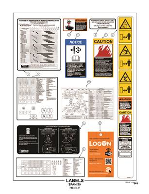Labels, Spanish 7104932