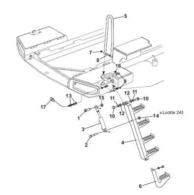 Ladder, assembly 9902886
