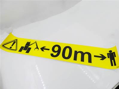 Decal Saftey Eco Log 9903595