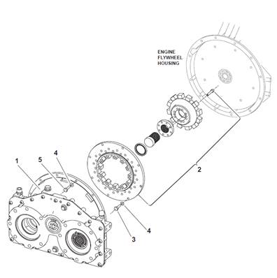 Pump drive mounting 9990033