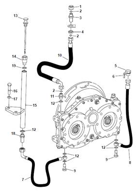 Pump drive lines 9990038