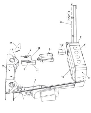 Cabin insulation, assembly 9991073