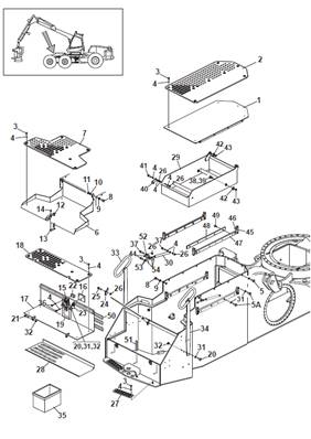 Front frame, platform 9991669S2