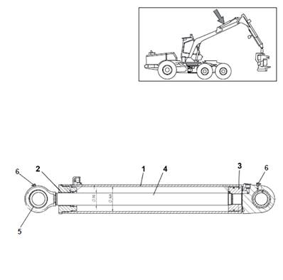Pendulum cylinder, assembly 9992295