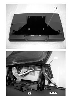 Keyboard stand, assembly 9992823