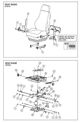 Seat 7000 BASIC, assembly 99929133