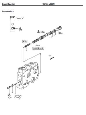 Hydraulic distributor, assembly 99929468