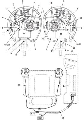 SAKAE joystick, assembly 9992992