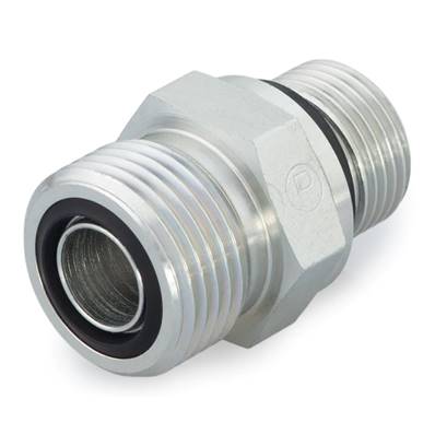 Union male ORFS 1 3/16 - male BSP ISO 1179 3/4 Parker 12F42EDMLOS