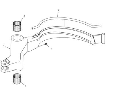 Left delimbing knife, processor LM043517