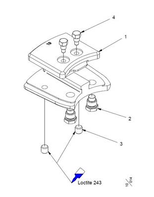 Bar holder for F12-30 #19 without stump treatment LM554271