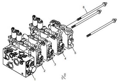 Right Manifold, assembly LM614020-01
