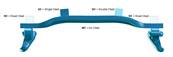 Pair of tracks  Combination OF-Baltic 26mm 710-26.5 Olofsfors 261-644025DB