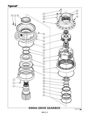 Gearbox, Swing Drive 1091912