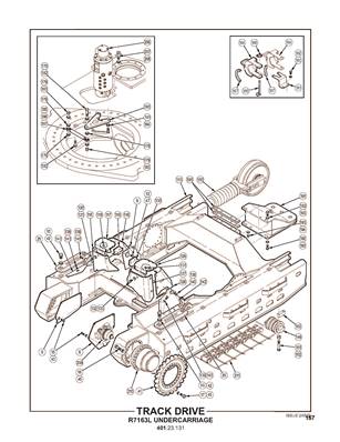 Track Drive, R7163L Undercarriage 40123131
