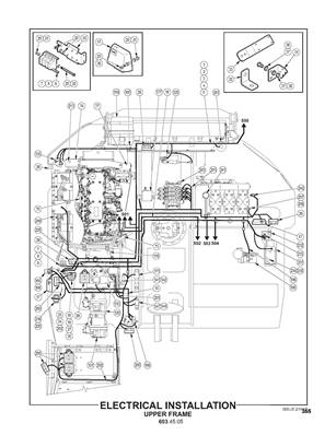 Electrical Installation, Upper Frame 6034505S3