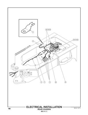 Electrical Installation, Rear Chassis 6034551