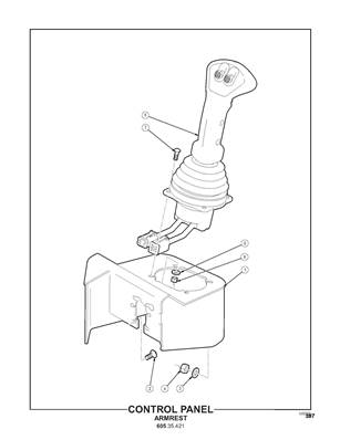 Control Panel, Armrest 60535421