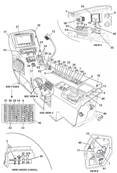Cab side console, assembly 7030197S2