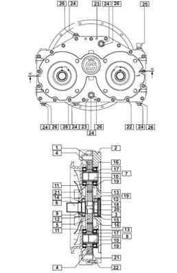 Distribution box, assembly 9901222