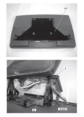 Keyboard stand, assembly 9991070
