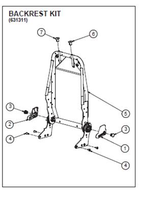 3000 HIGH END seat assembly 9991092