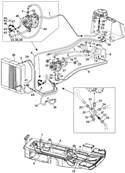 Transmission, hydraulic lines 9991299S2
