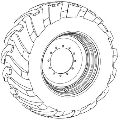 Rims and tires 9991501