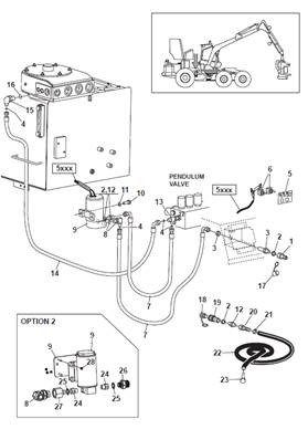 Hydraulic and fuel filling pump, assembly 9991733