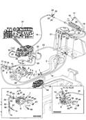 Crane pump, hydraulic lines 9992451S2