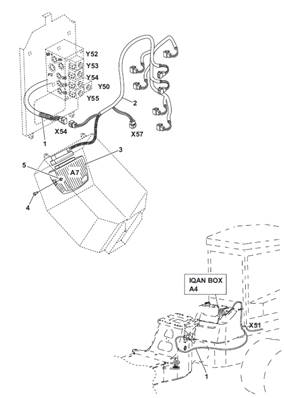 Complete basket loading harness, assembly 9992665
